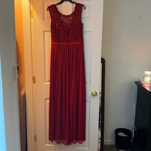 Red Bridesmaid Dress